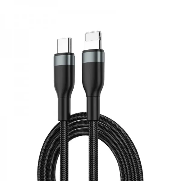 Кабель WIWU Concise USB-C to Lightning 2m 30W Black